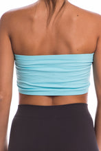 Load image into Gallery viewer, Just That Easy Blue Bandeau Top