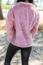 Load image into Gallery viewer, Just What You Need Mauve Pink Teddy Jacket