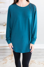 Load image into Gallery viewer, Easy Like Sunday Dark Teal Blue Tunic