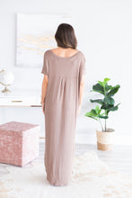 Load image into Gallery viewer, Trust The Plan Light Mocha Brown Maxi Dress