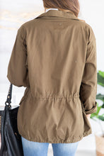 Load image into Gallery viewer, Say It All Olive Green Cargo Jacket