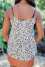 Load image into Gallery viewer, Feeling Like A Dream Cream Cheetah Tank