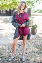 Load image into Gallery viewer, The Poolside Burgundy Red Romper