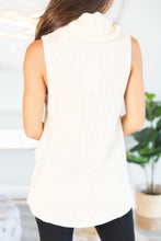Load image into Gallery viewer, Against The Crowd Cream Cowl Neck Sweater