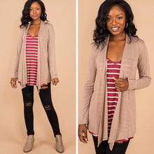 Load image into Gallery viewer, Undeniable Taupe Brown Classic Cardigan