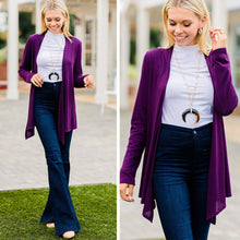 Load image into Gallery viewer, Undeniable Purple Classic Cardigan
