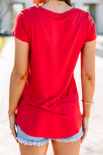 Load image into Gallery viewer, She's So Lucky Tomato Red Tee