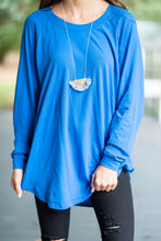 Load image into Gallery viewer, Easy Like Sunday Cobalt Blue Tunic
