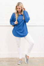 Load image into Gallery viewer, Easy Like Sunday Cobalt Blue Tunic