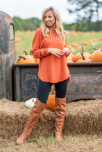 Load image into Gallery viewer, Easy Like Sunday Rust Orange Tunic
