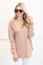 Load image into Gallery viewer, Easy Like Sunday Warm Taupe Brown Tunic