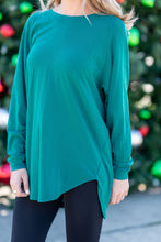 Load image into Gallery viewer, Easy Like Sunday Emerald Green Tunic