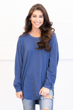 Load image into Gallery viewer, Easy Like Sunday Denim Blue Tunic