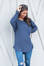 Load image into Gallery viewer, Easy Like Sunday Denim Blue Tunic