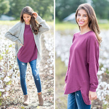 Load image into Gallery viewer, Easy Like Sunday Grape Purple Tunic