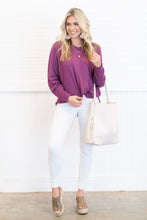 Load image into Gallery viewer, Easy Like Sunday Grape Purple Tunic