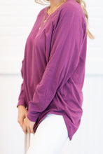 Load image into Gallery viewer, Easy Like Sunday Grape Purple Tunic