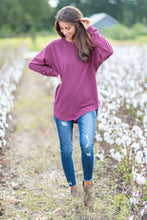Load image into Gallery viewer, Easy Like Sunday Grape Purple Tunic