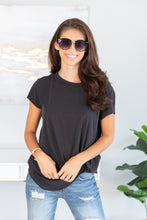 Load image into Gallery viewer, Hold You Dear Black Knotted Top