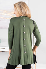 Load image into Gallery viewer, Medley In Love Olive Green Pocket Tunic
