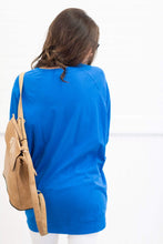 Load image into Gallery viewer, Slouchy Dolman Cobalt Blue Long Sleeve Tunic