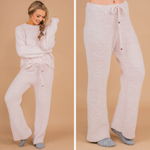 Load image into Gallery viewer, Too Cozy To Care Powder Pink Pajama Pants