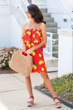 Load image into Gallery viewer, The Pippa Dress, Red-Lemon