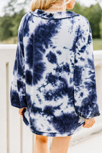 Load image into Gallery viewer, You're A Winner Navy Blue Tie Dye Top