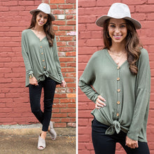 Load image into Gallery viewer, Find Your Place Olive Green Top