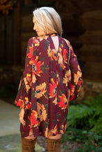 Load image into Gallery viewer, This Is Your Calling Wine Red Floral Dress