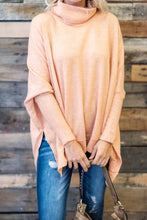 Load image into Gallery viewer, Feeling So Chipper Sherbert Orange Cowl Neck Sweater