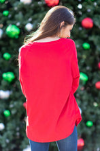 Load image into Gallery viewer, Easy Like Sunday Red Tunic