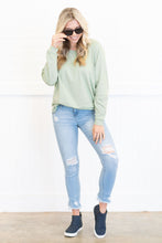 Load image into Gallery viewer, Easy Like Sunday Dusty Mint Green Tunic