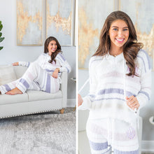 Load image into Gallery viewer, Wonderful Winter Pullover, White-Periwinkle