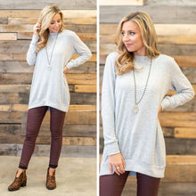 Load image into Gallery viewer, Reason For Happiness Heather Gray Tunic