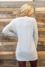 Load image into Gallery viewer, Reason For Happiness Heather Gray Tunic