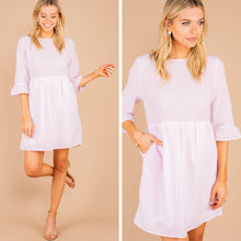 Load image into Gallery viewer, Got It Together Light Pink and White Striped Dress