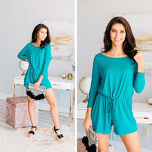 Load image into Gallery viewer, The Poolside Jade Green Romper