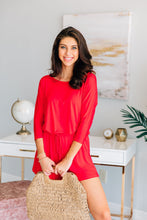 Load image into Gallery viewer, The Poolside Red Romper