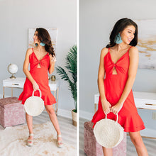 Load image into Gallery viewer, Gotta Keep Moving Dress, Red