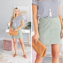 Load image into Gallery viewer, Make The Upgrades Skirt, Light Olive