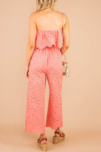 Load image into Gallery viewer, Lovely Spring Days Terracotta Pink Eyelet Two Piece Set