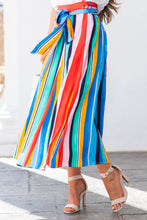 Load image into Gallery viewer, Taste The Rainbow Maxi Skirt, Blue-Multi