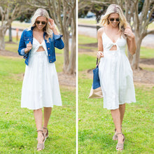 Load image into Gallery viewer, Meet In The Park Dress, Cream