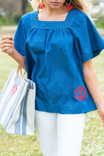 Load image into Gallery viewer, Always Choose Me Top, Denim Blue