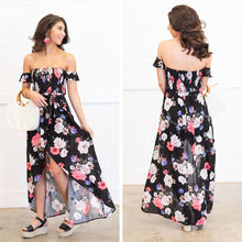 Load image into Gallery viewer, Let's Get Away Maxi Dress, Black
