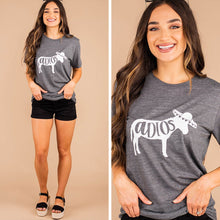 Load image into Gallery viewer, Adios Asphalt Gray Graphic Tee