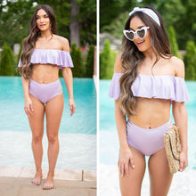 Load image into Gallery viewer, Cherish The Sun Lavender Purple Bikini Bottoms