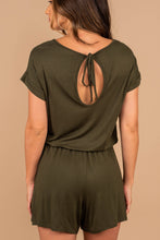 Load image into Gallery viewer, Do Anything For You Olive Green Romper