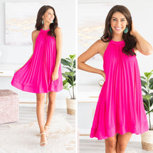 Load image into Gallery viewer, Let's Get Loud Dress, Fuchsia